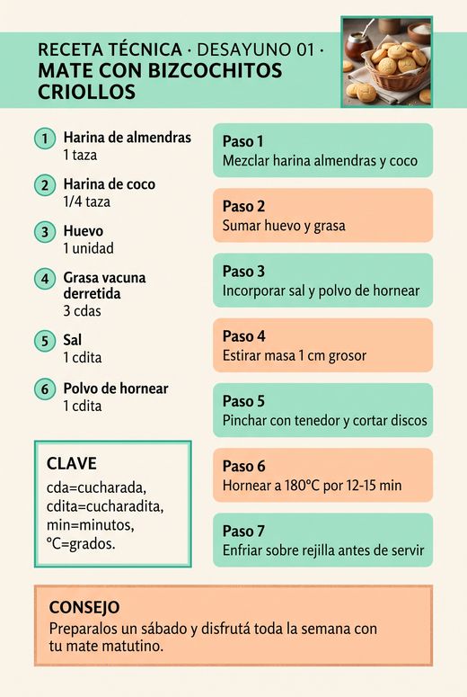 Página de ingredientes y pasos del Volumen 2