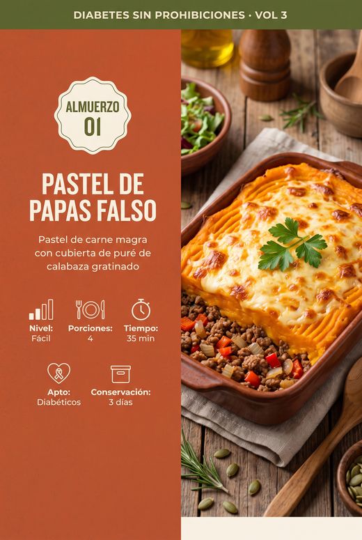 Página de presentación de una receta del Volumen 3